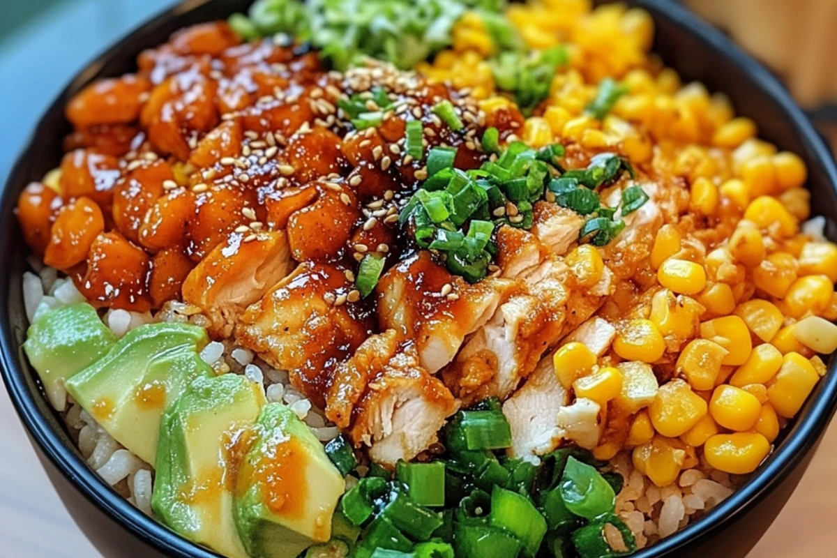 Easy Street Corn Chicken Rice Bowl
