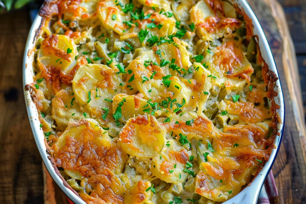 Green Bean and Potato Casserole