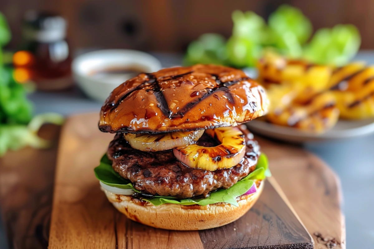 Easy Grilled Teriyaki Burgers