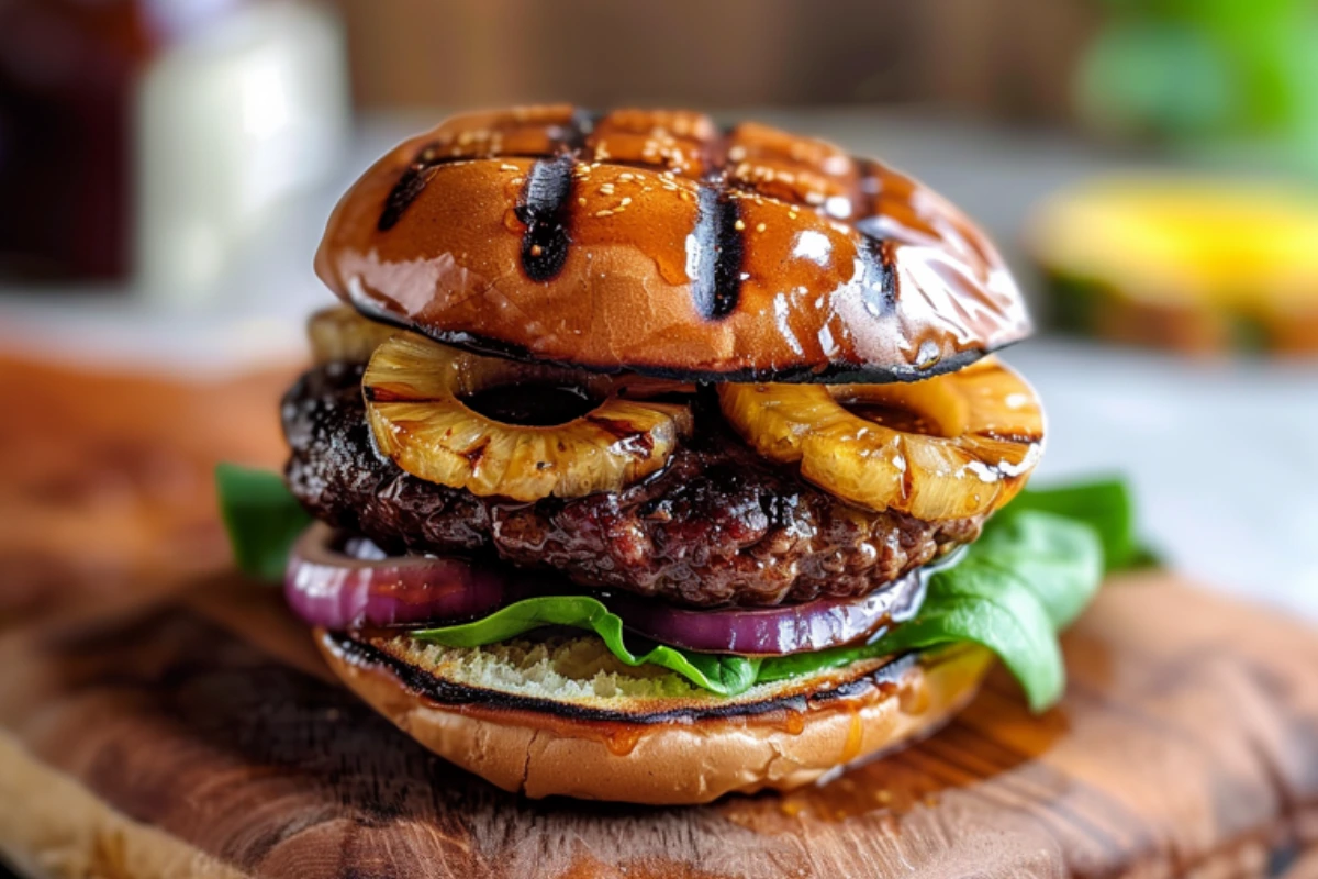 Grilled Teriyaki Burgers