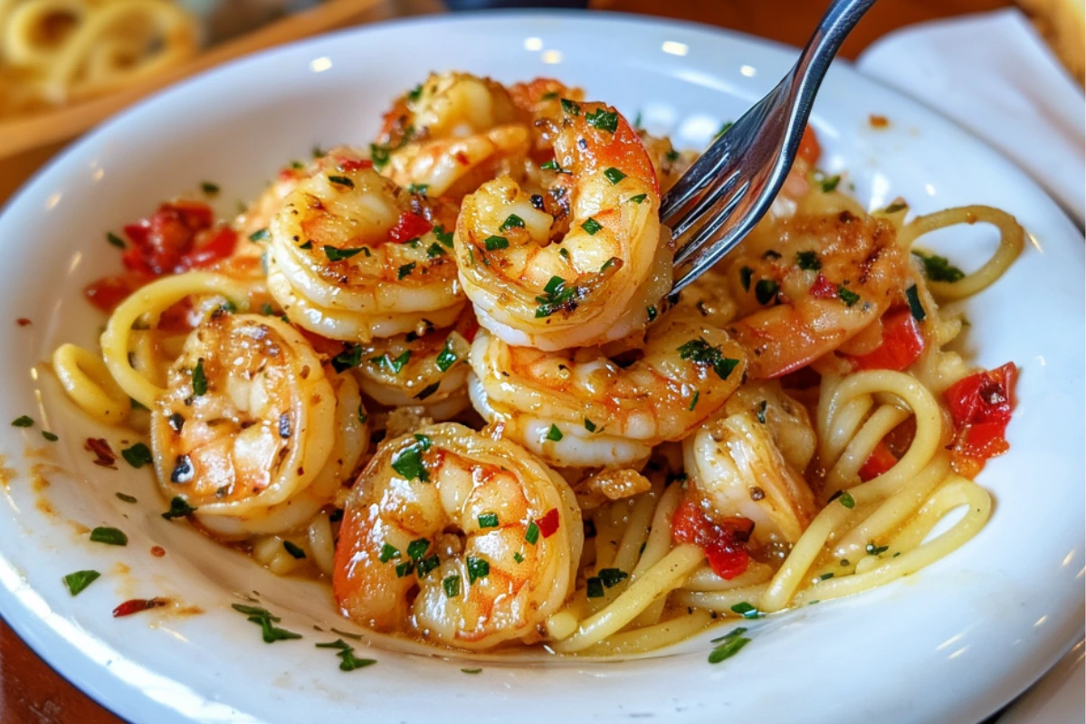 Homemade Red Lobster Shrimp Scampi