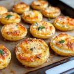 Mini Baked Parmesan Potato Rounds