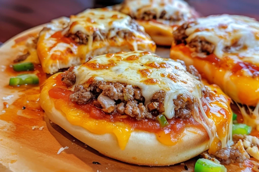 Old School Pizza Burgers