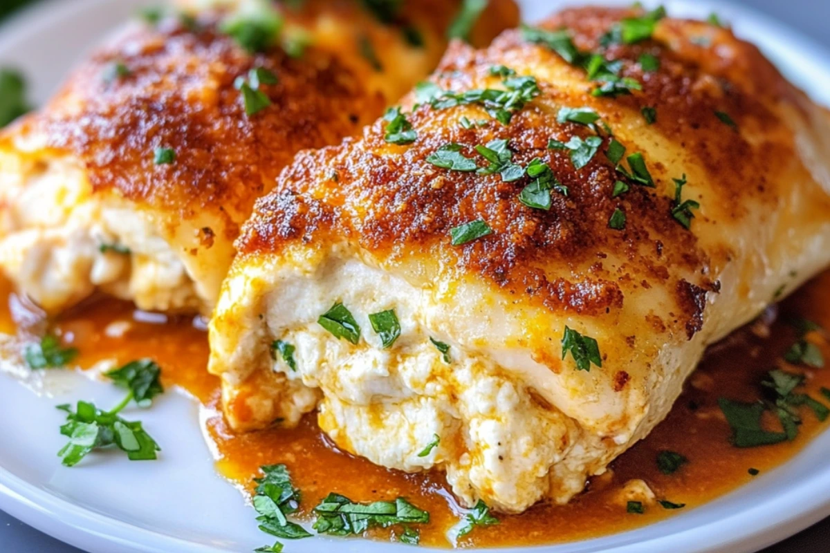 Parmesan Stuffed with Cream Cheese