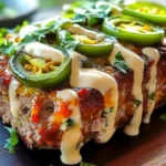 Smoky Jalapeño Popper Meatloaf