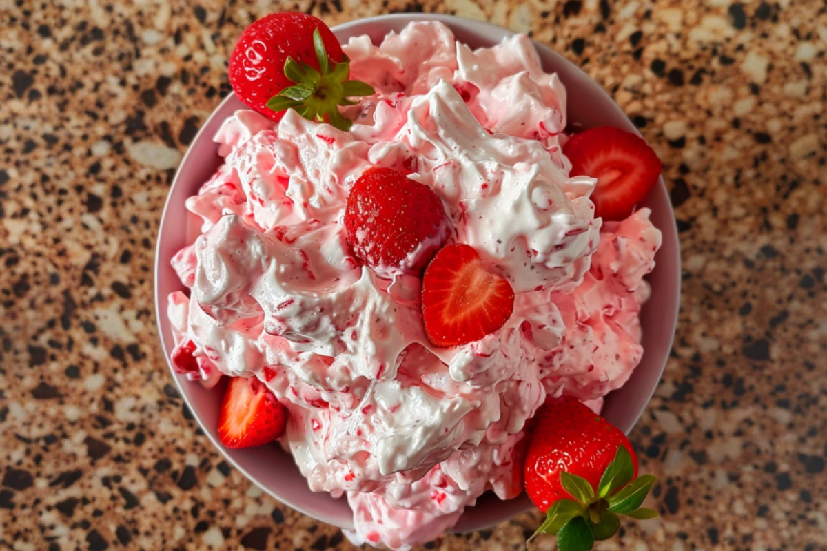 Strawberry Jello Fluff Salad