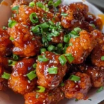 Honey bbq popcorn chicken