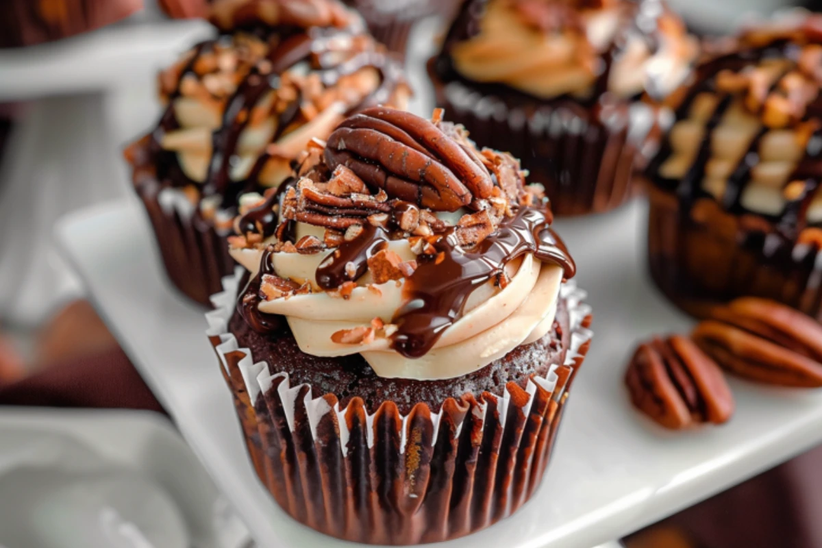 TURTLE CHOCOLATE CUPCAKES