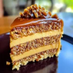Gooey Coffee Caramel Cake