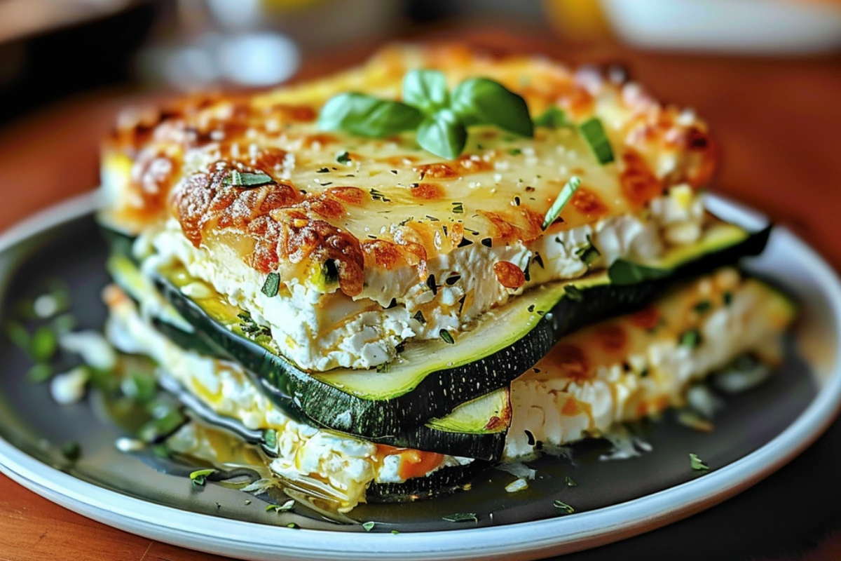 Layered Zucchini Ricotta Melts