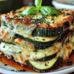 Layered Zucchini Ricotta Melts