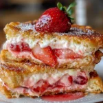 Fried Strawberry Cheesecake Sandwiches
