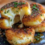 Cheesy Stuffed Potato Cakes