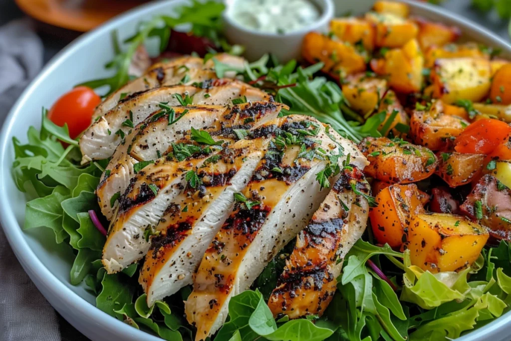 Grilled Herb Chicken Salad